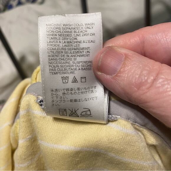 The North Face Yellow stripe Quarter-Zip Fleece Sweater large A5 series women’s - Picture 11 of 11